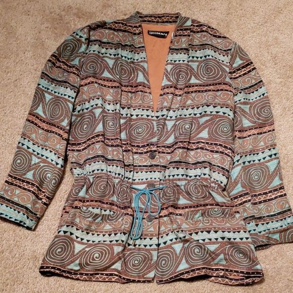 Diane Gilman Jackets & Blazers - Vtg Diane Gilman Busybody Silk Parka sz L